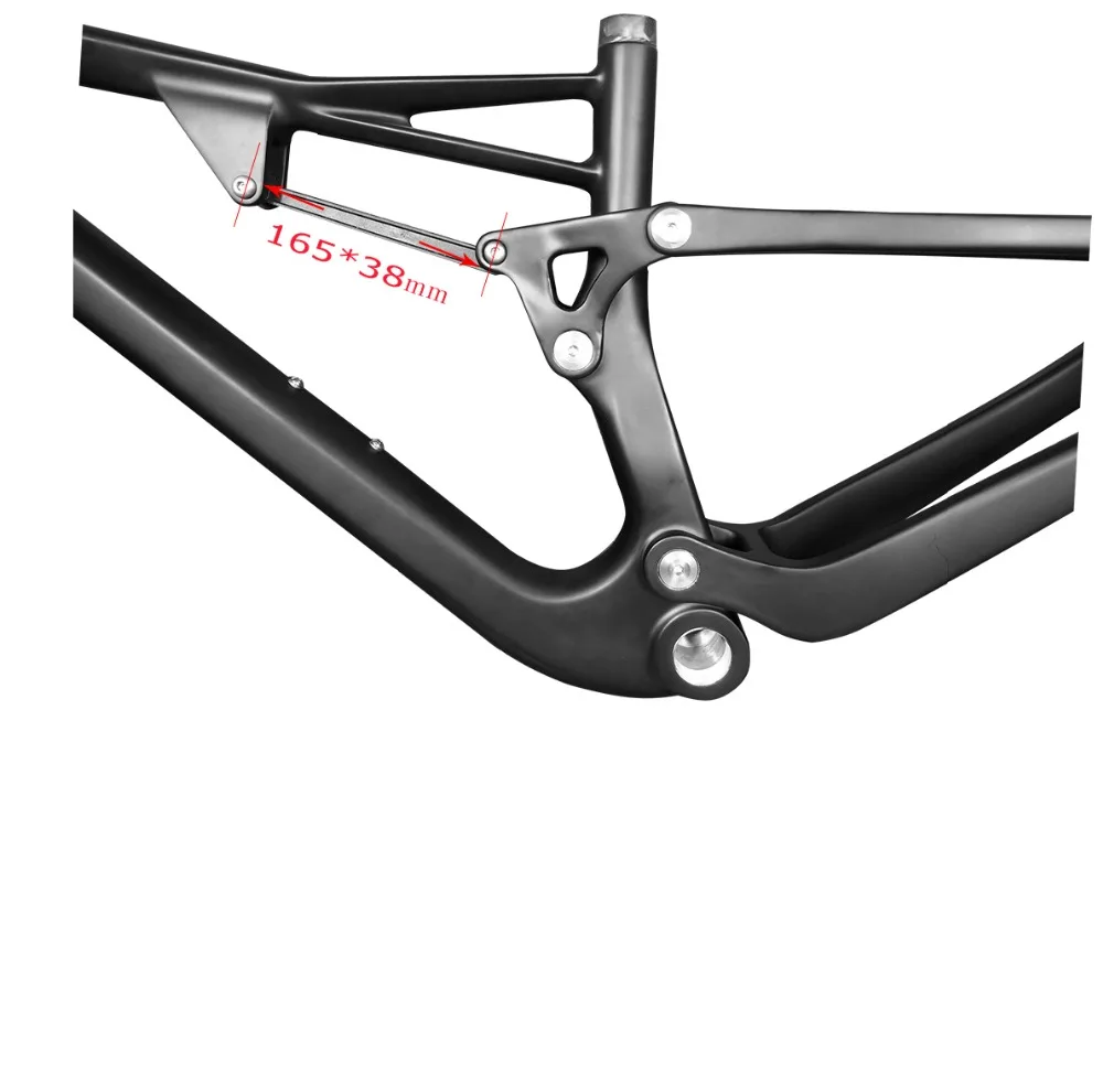 Sale 29er carbon full suspension frame mountain bike frame mtb suspension  frame 142*12mm Thru Axle 165*38mm Travel XDB DPD 7