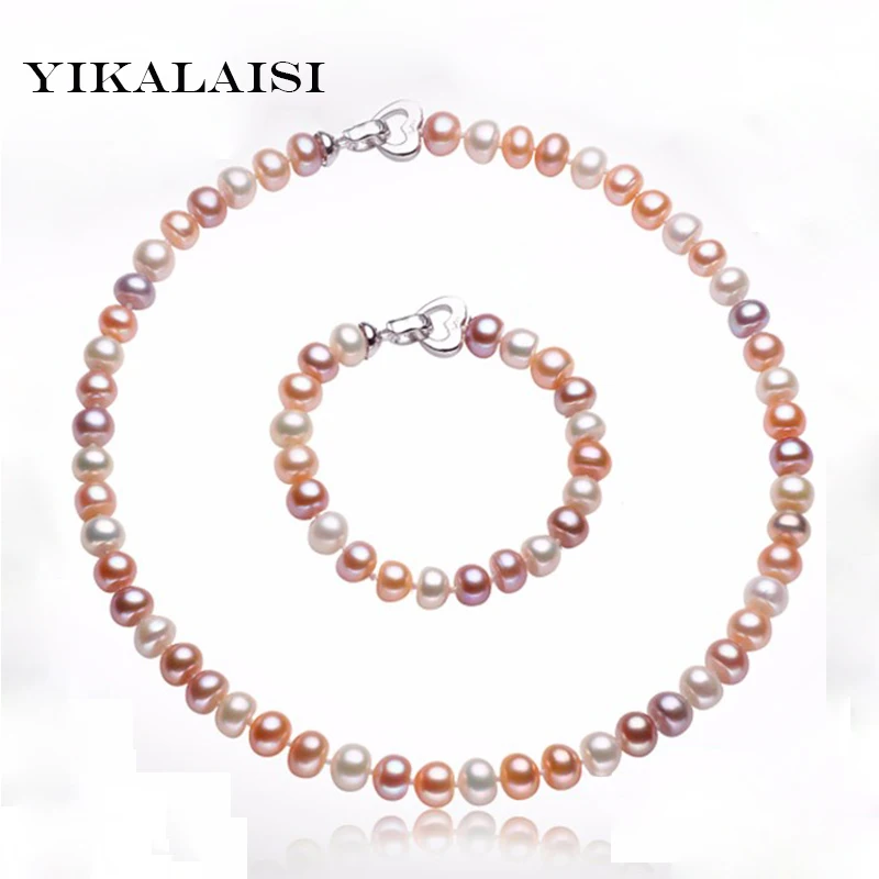 Женский ювелирный комплект из колье и серёг серебра 100% пробы | Украшения