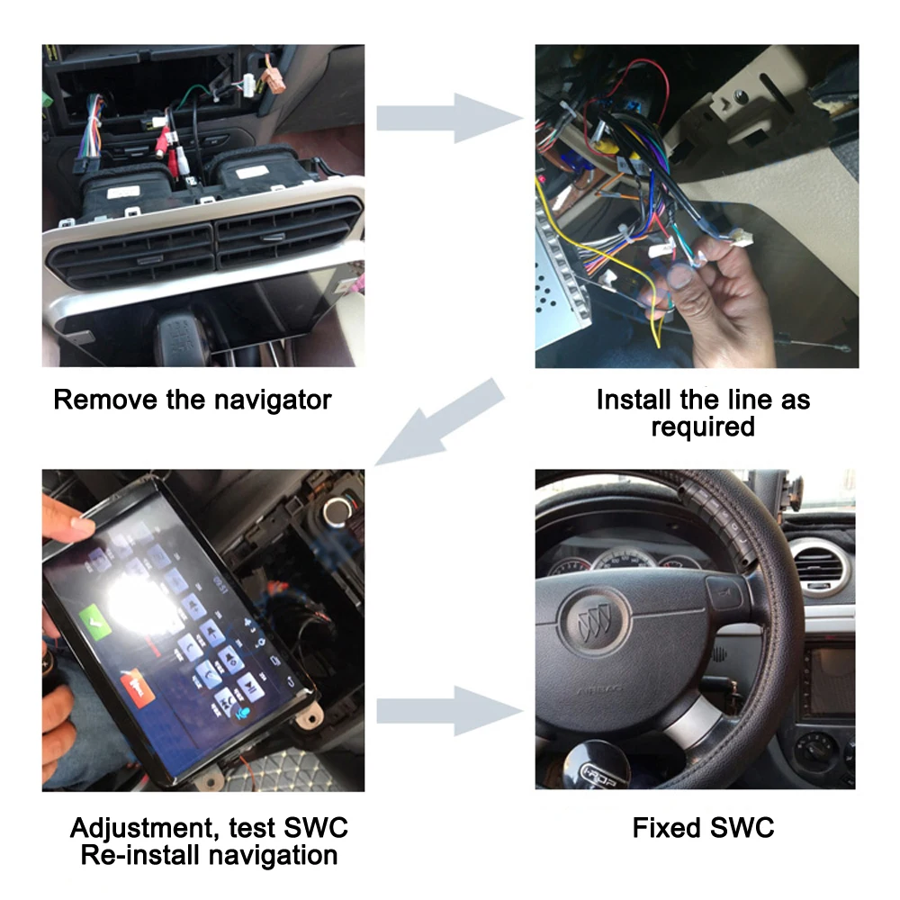 Универсальный Автомобильный руль дистанционного управления для 1DIN 2DIN Android Windows Ce навигация gps Беспроводная кнопка дистанционного управления