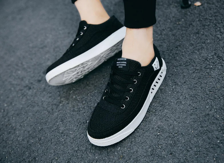 Для мужчин парусиновая обувь для chaussure homme Осень Зима теплые дышащая мужская обувь модные кроссовки человек прогулочная