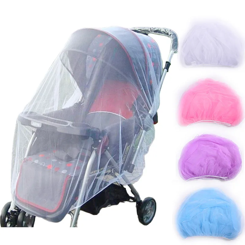 

150cm Baby Stroller Accessories Infant Kids Stroller Pushchair Mosquito Insect Net Safe Mesh Buggy Full Cover Netting