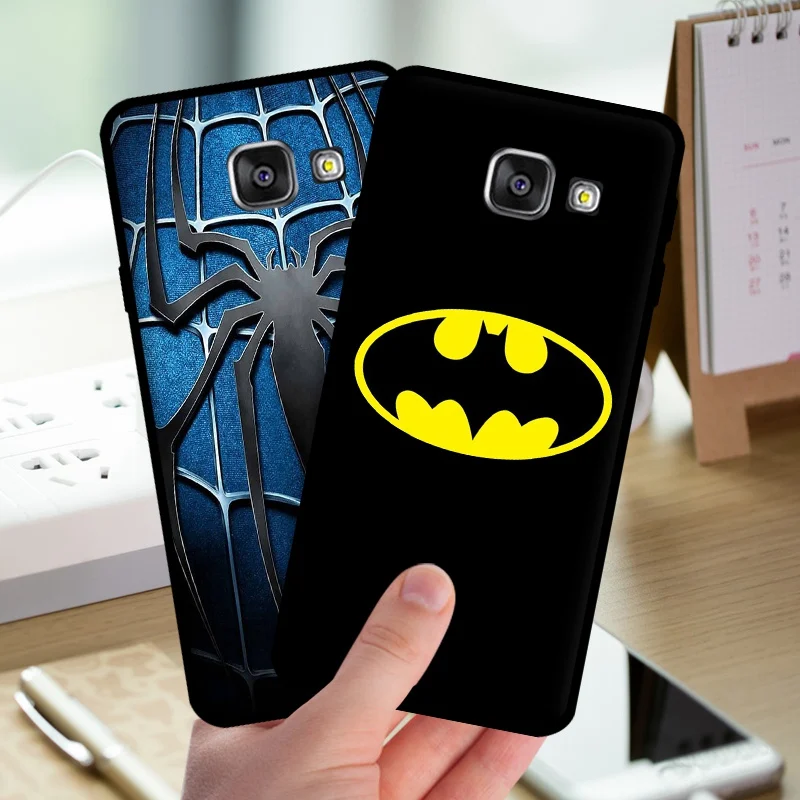 

mosirui for samsung galaxy A3 2016 A310 A310F case Silicone Cover soft shell Back in fitted phone case Marvel Comics Spider