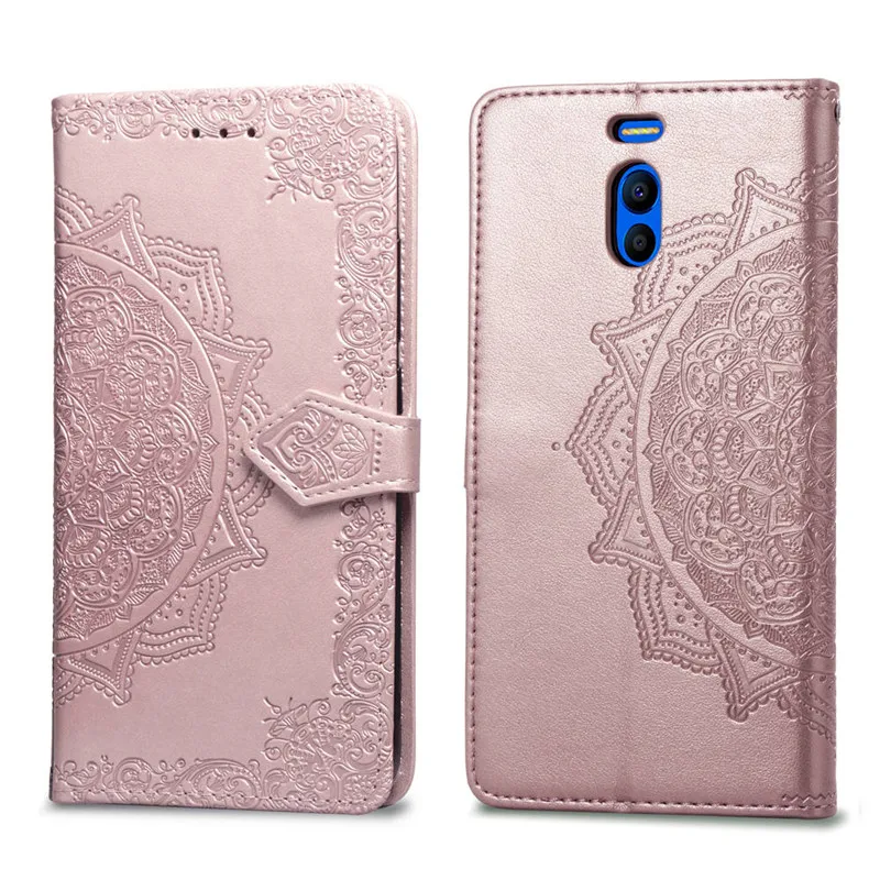 Чехол книжка с рисунком мандалы для Meizu M6 Note M721 M721H M721C M721M M721Q M721L чехол бумажник M5S