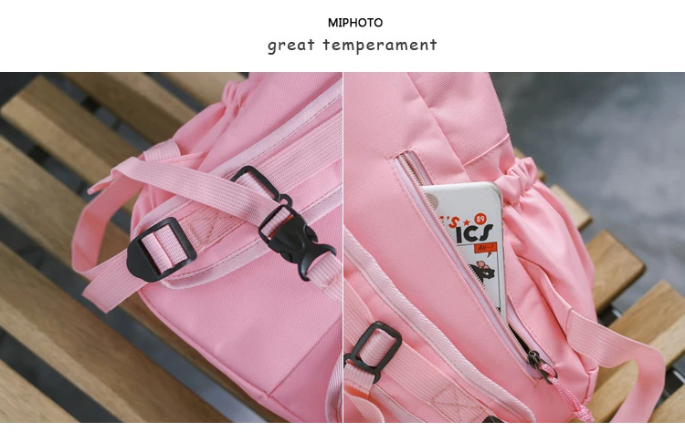 Menghuo Waterproof Nylon Women Backpacks Female Fashion Rucksack School Backpack for Girls Travel Bag Bolsas Mochilas Sac A Dos (53)