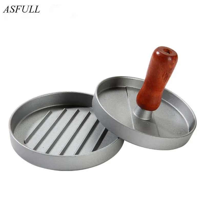 ASFULL DIY Hamburger Press Patties Maker Mold Patty Meat Burger Press