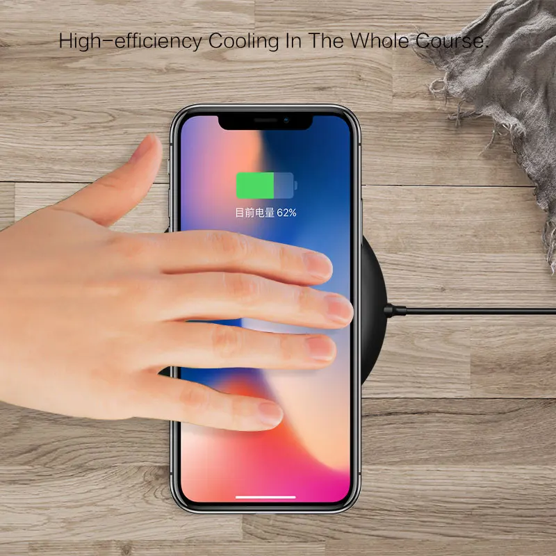 IPX5 Водонепроницаемый быстро Qi Беспроводной Зарядное устройство площадку для samsung Galaxy S10 S9/S9+ примечание 9 Примечание 8/Примечание 5/S8 S8+ S7/S6 Edge Plus