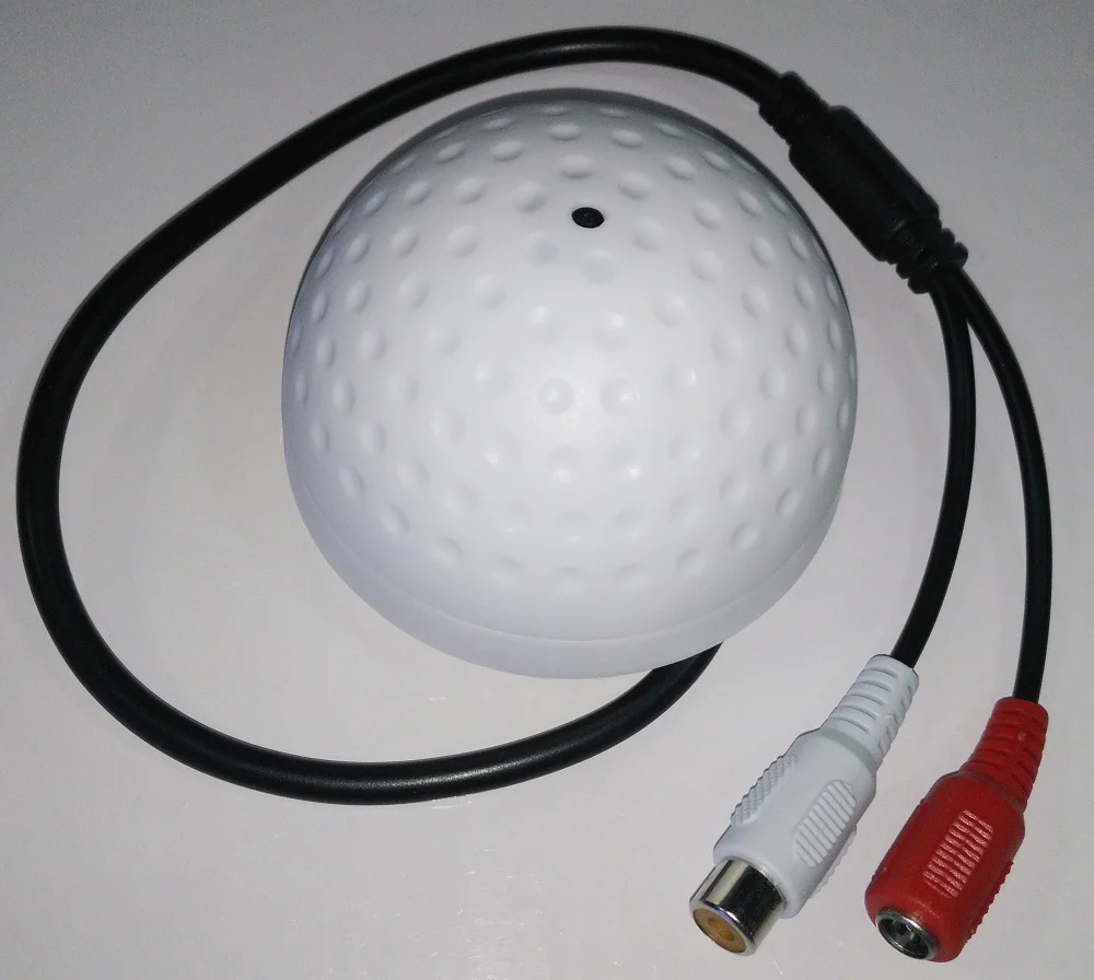High quality CCTV Audio Mic Microphone Sound Pick-Up Audio For CCTV Camera input For IP Camera input DVR