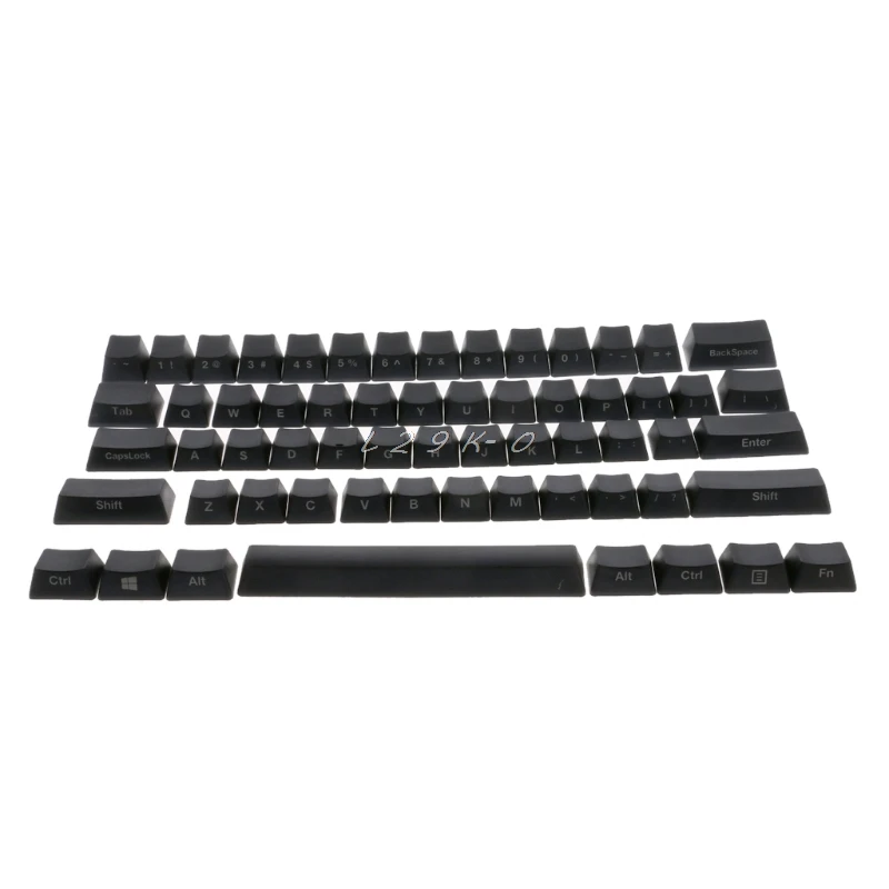 Боковая печать 60 OEM профиль толстые Pbt колпачки для ключей для клавиатуры GH60 покер 61 механические колпачки для клавиш