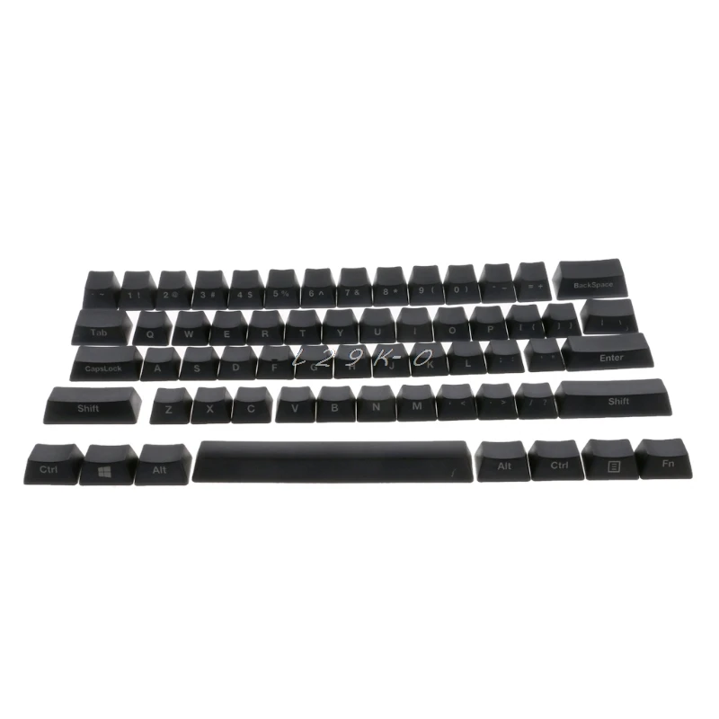 Боковая печать 60 OEM профиль толстые Pbt клавиши колпачки для клавиатуры GH60 покер 61