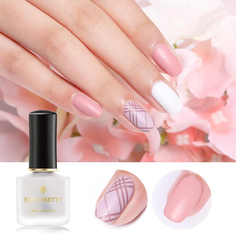 

BORN PRETTY 6ml Transparent Matt 2 in 1 Base Coat Top Coat Matting Nail Art Polish Varnish for Decoration Nail Polish