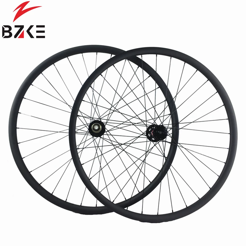 

BZKE carbon mtb wheels 29 inch 36mm width carbon wheels mtb boost novatec hubs carbon mountain bicycle wheels 110*15mm 148*12mm