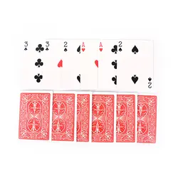 2 комплекта Magic 3 три карточные фокусы карты легко классические магические игральные карты