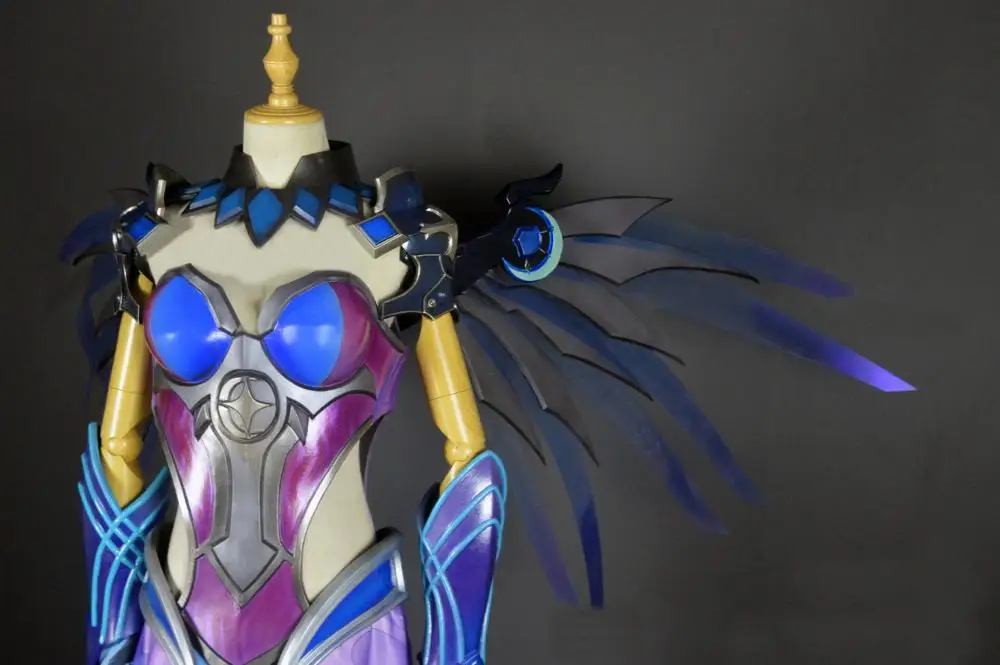 Overwatch Mercy Skin Atlantic All-Stars Броня Косплей