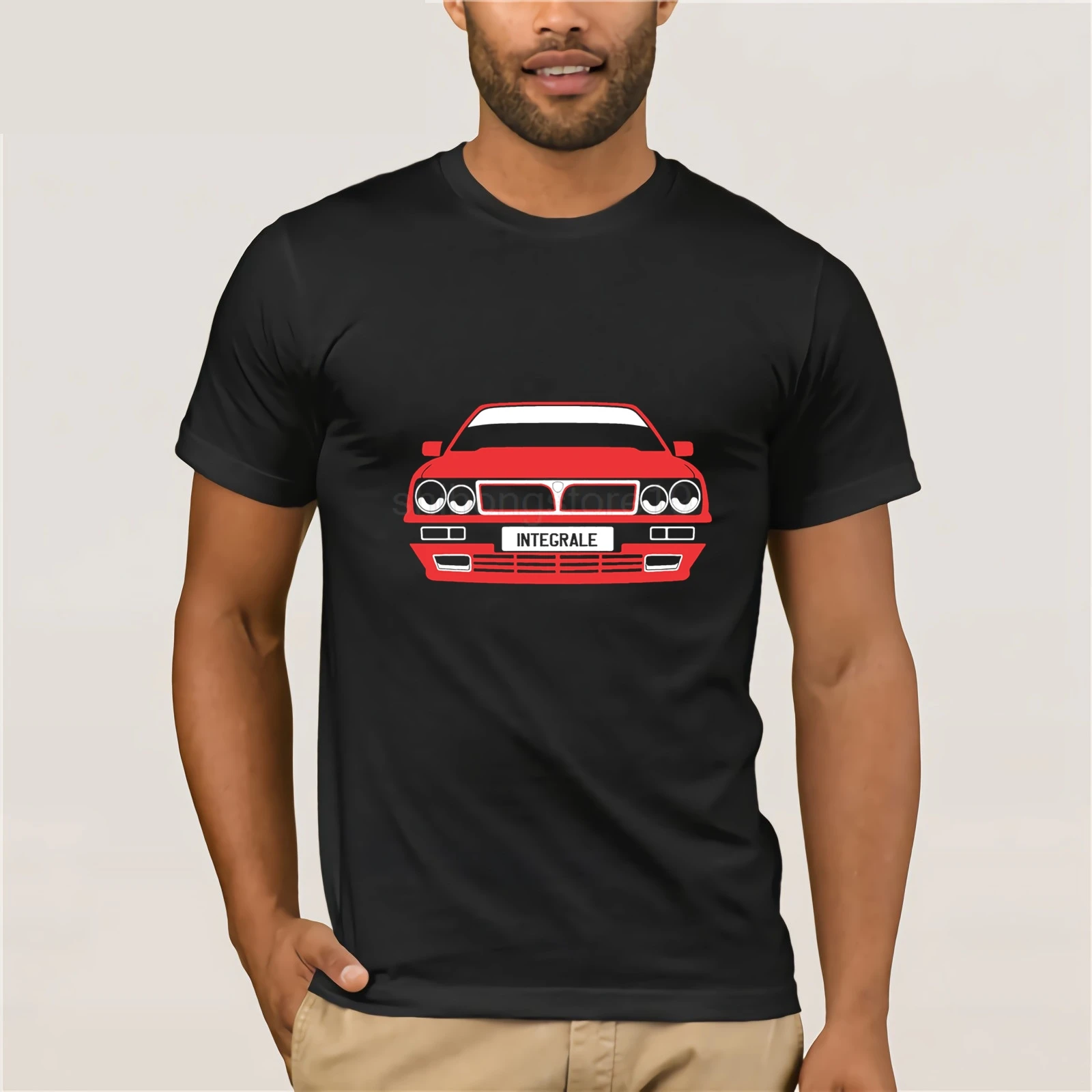 Пользовательские футболки Lancia Delta Hf Integrale pick Car Color Plate S XXXL Футболка забавная