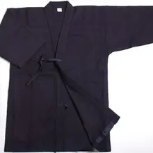 2 цвета чистого хлопка унисекс Единоборства хакама одежда для Кендо Топы Кунг Фу куртка hapkido костюмы