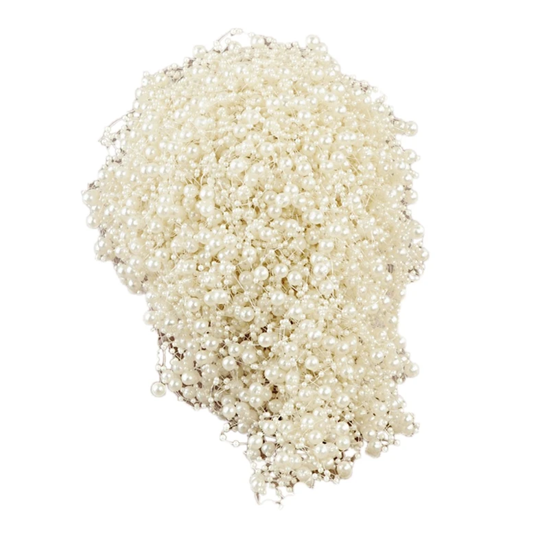 

LJL-Wedding Bouquet Bride Holding Flowers Pure Pearls Bridesmaid Flowers Fashion Bridal Bouquets