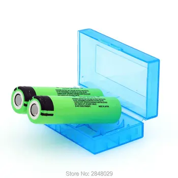 

2 PCS. The original NCR18650B 3.7 The 3400 mAh 18650 rechargeable lithium battery for Panasonic + 18650 Battery Storage Box