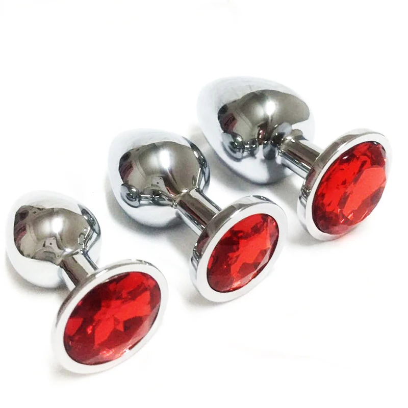 3 Size Stainless Steel Anal Butt Plug Prostate Massager Sex Toys For Man Woman Gay Erotic Adult Shop | Красота и здоровье