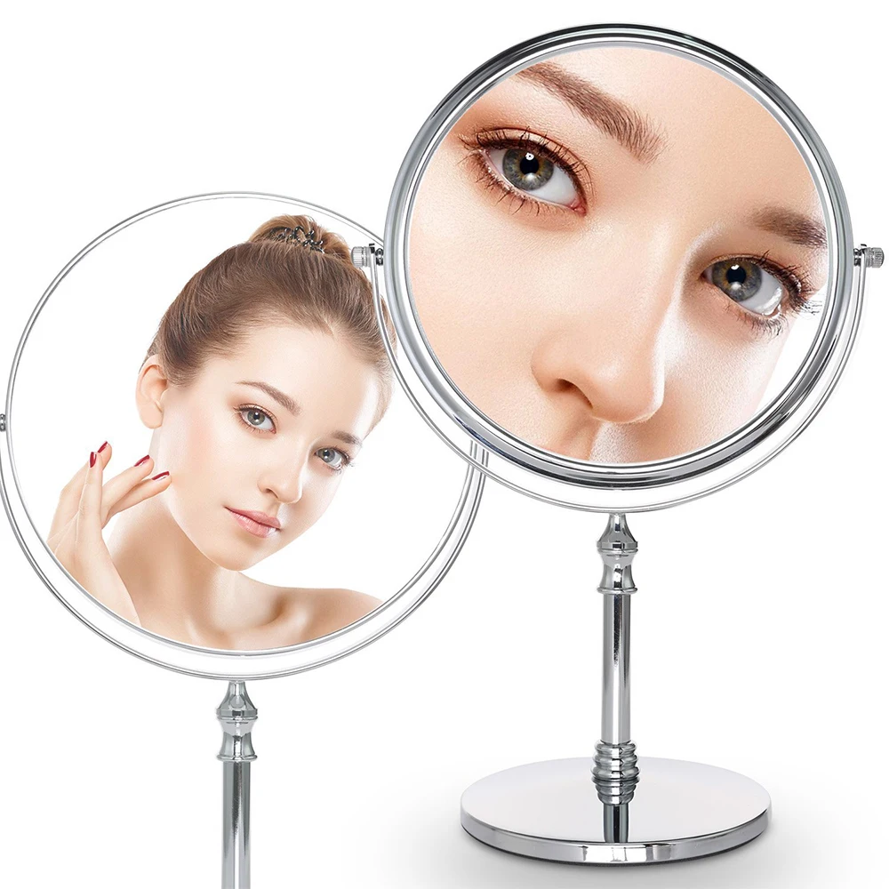 Cosprof 8 Inch Diameter 10X Magnifying Makeup Mirror Smooth 360 Degrees
