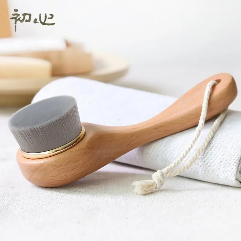 CHUXIN Top Nanofiber Hairs + Beech Cleansing Brush Deep Clean Makeup