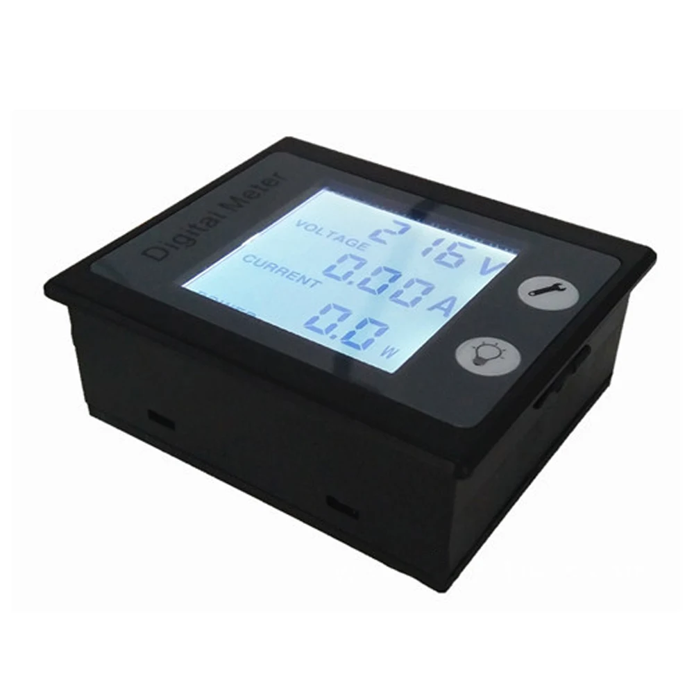 Цифровой вольтметр переменного тока 80-260 В, измеритель мощности и энергии, тестер напряжения, амперметр, детектор, вольтметр, трансформатор