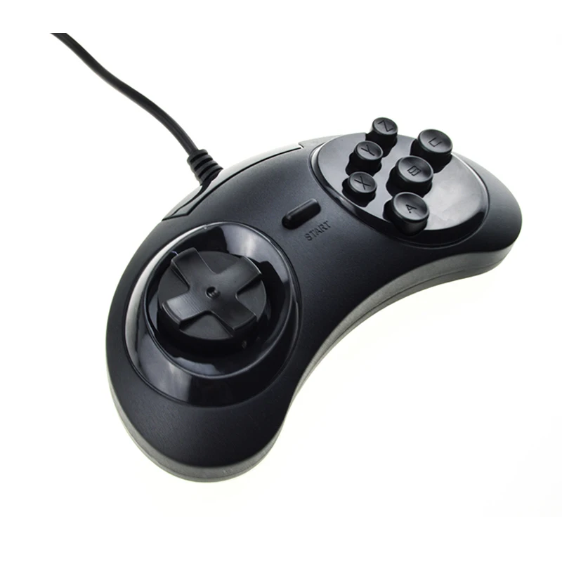 Классический проводной геймпад с 6 кнопками для USB SEGA игровой контроллер джойстик