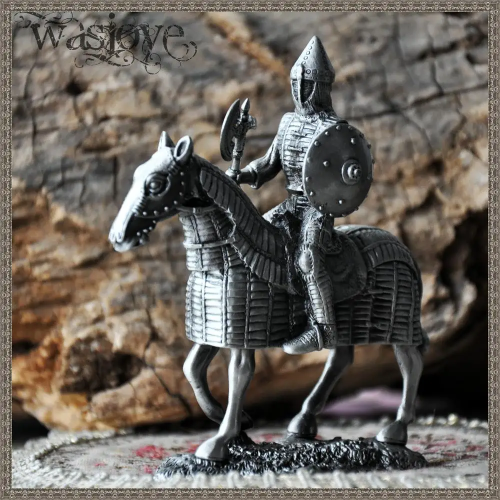 Buy New Classical European Tin Warrior Soldier On Horseback
