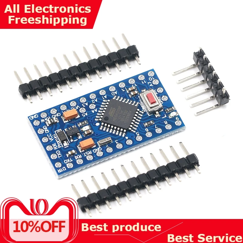 

ATMEGA328P Pro Mini 328 Mini ATMEGA328 3.3V/8MHZ 5V/16MHz for Arduino