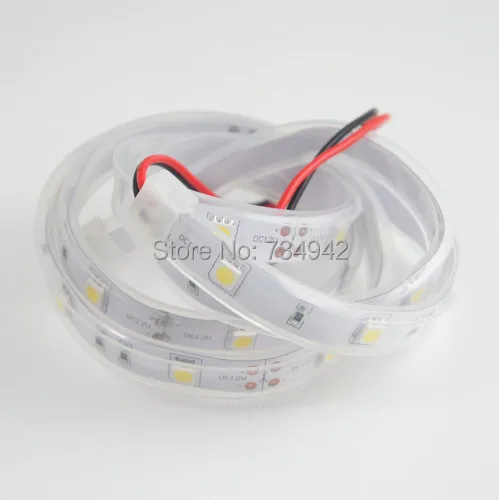 

Waterproof-IP67 5 Meter DC 12V SMD5050 Flexible LED Strips 30 LEDs Per Meter, White,Red,Green,Blue,Yellow,RGB, White Background