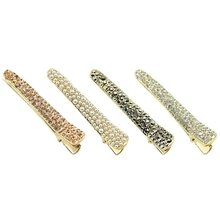 Свадебные ювелирные изделия, модные заколки, стразы, аксессуары для волос, корейский стиль, шпилька, головной убор, инкрустированный жемчугом, заколка-Утконос