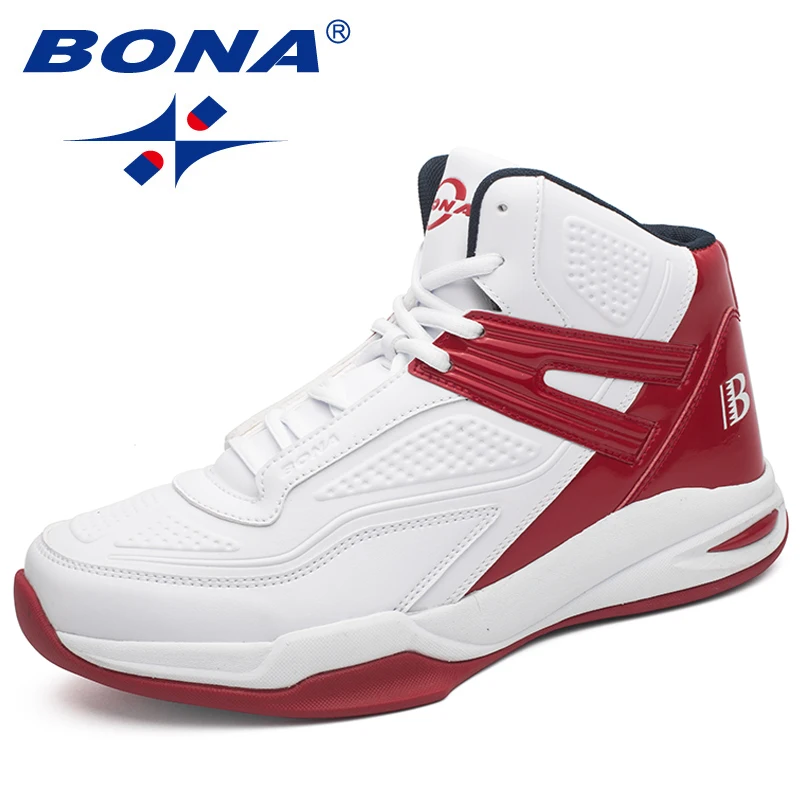 Online BONA nuevo estilo Popular de la llegada hombres zapatos de baloncesto correr al aire libre zapatillas de encaje hasta los hombres zapatos atléticos luz suave envío gratis