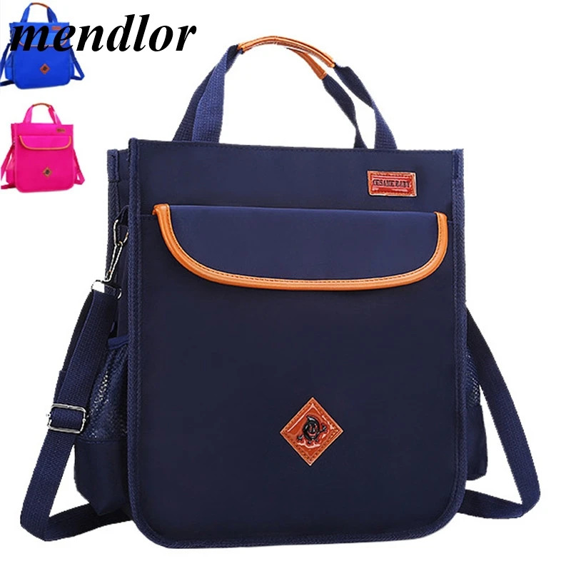 

NEW Waterproof Tutoring Bag Elementary School Students Grade 3-5 Schoolbag Tutorials Bags children Reflective Safe Messenger bag
