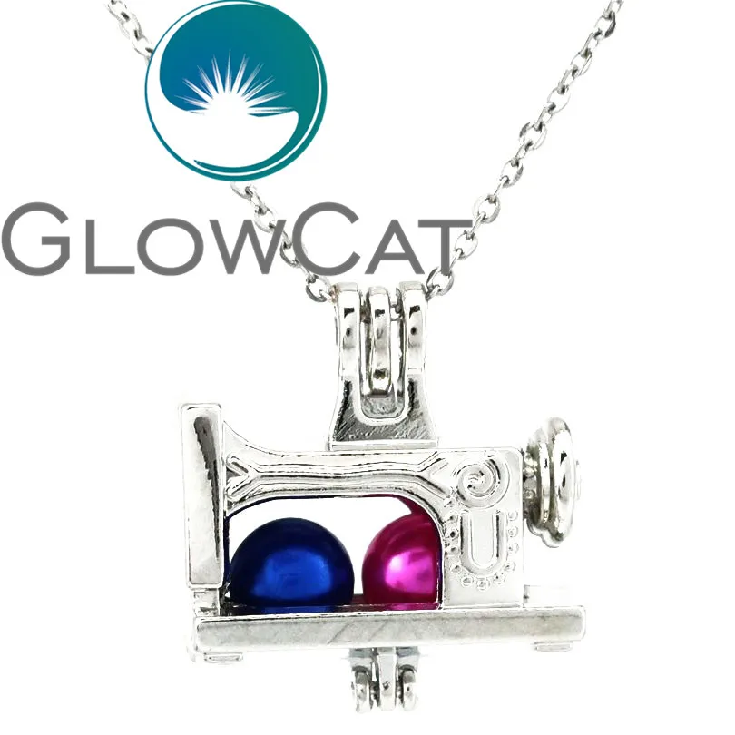 Серебряная клетка для швейной машины GLOWCAT KK672 бусин диффузор эфирного масла