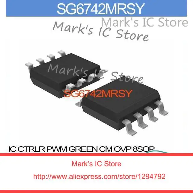 SG6742MRSY IC CTRLR PWM GREEN OVP 8SOP SG6742MR 6742 SG6742 6742M SG674 ...