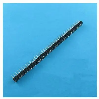 

20PCS Double Row 40Pin 2.54mm Round Female Pin Header gold plated machined