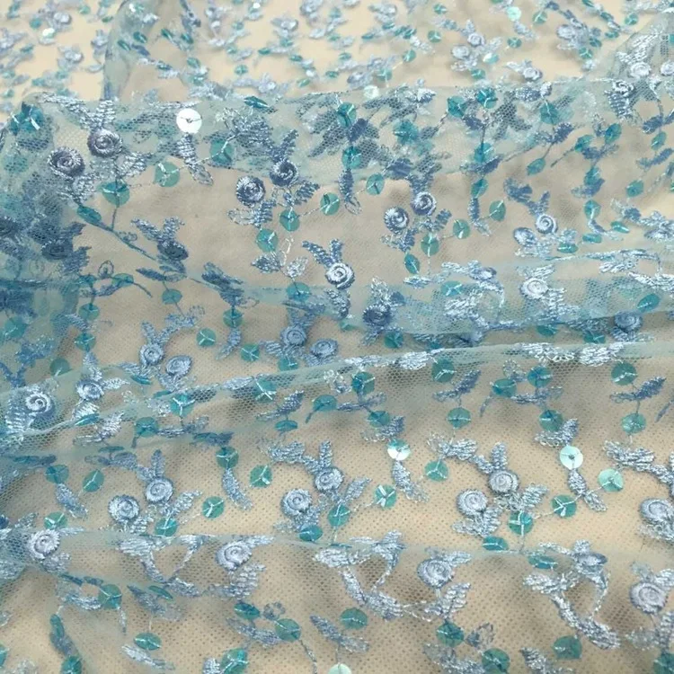 Buy 2016 latest Net sequins fabric, Supply dimensional