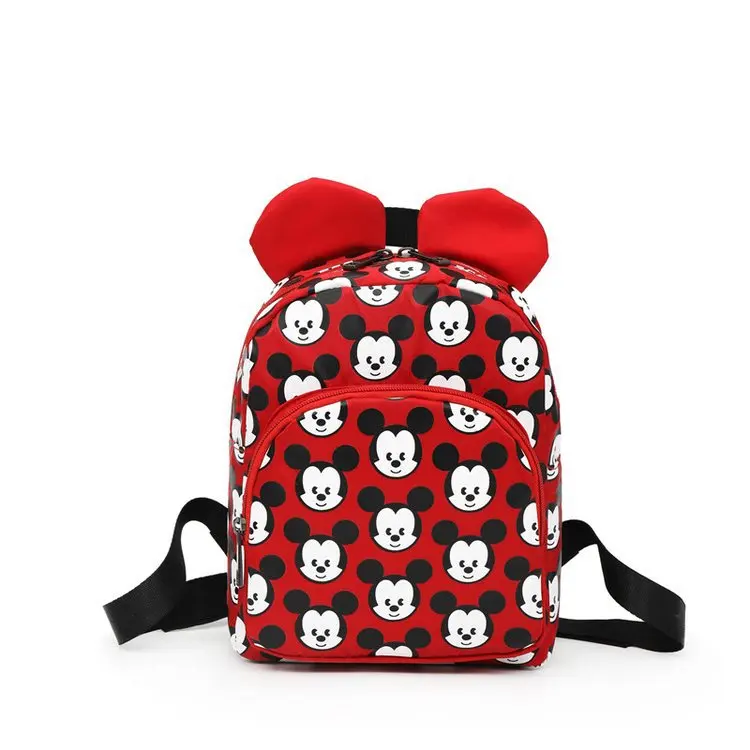 Дисней Микки Маус мультфильм мини детский холщовый рюкзак девочка Мальчик сумка на плечо Детская сумка для отдыха на открытом воздухе для хранения закусок - Цвет: 2