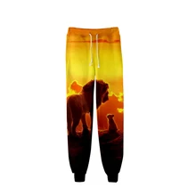 Лев Король Simba 3D брюки высокого качества спортивные штаны лосины Модный популярный тренд удобные повседневные брюки