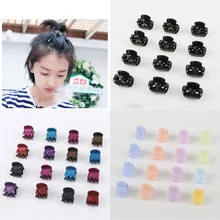Черный микс Цвет 12-24 шт./кор. корейский стиль маленькая девочка, защитит вашего ребенка на Пластик заколки для волос шпильки для волос для девочек Средства для укладки волос