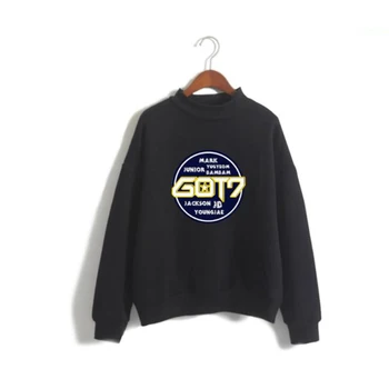 

K POP KPOP GOT7 GOT 7 Turtleneck Hoodies For Women Men Unisex Casual Streetwear Hip hop Fleece Harajuku Sweatshirt Tracksuit