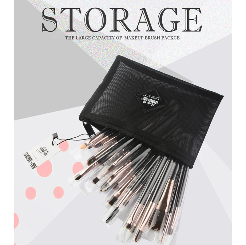 

Fashion Professional Makeup Brush Bag Portable Artist Cosmetics Brushes Holder Case Beauty Brush Bag Makeup lipstick storage bag