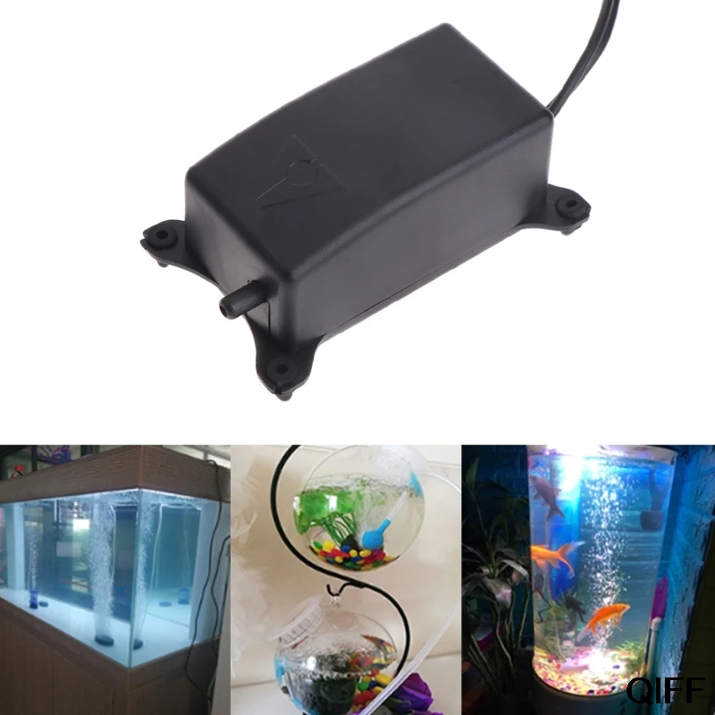 Кислородный воздушный насос для аквариума, мини, домашний аквариум, ультра, с европейской вилкой, Quakeproof, бесшумный, May06