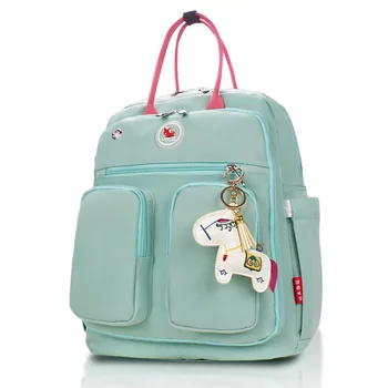 

Casual Mummy Bag Multi-functional Large Capacity Diaper Bag Shoulder Backpack for Mom Fashion Portable Baby Bag Hanimom