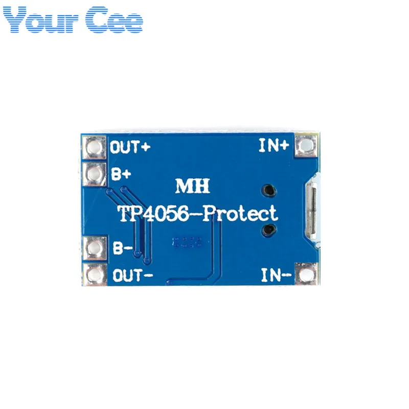 2 шт. Micro USB 5 в 1 а 18650 TP4056 модуль зарядного устройства литиевой батареи зарядная