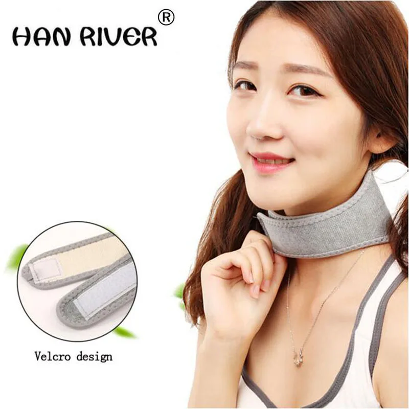 Household cervical neck brace with spontaneous heat summer ultra thin