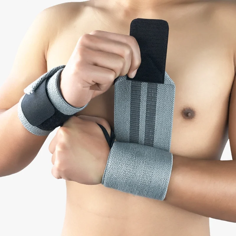 

1 Pc Sports Protector Wristband Fitness anti-spore Bandage Bench Pressdeadlift Wristband