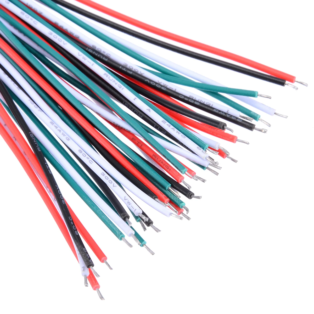 10 Set  Mini Micro JST XH 2.54mm 4 Pin Connector Plug  With 24AWG 1007 Wires 150mm Length