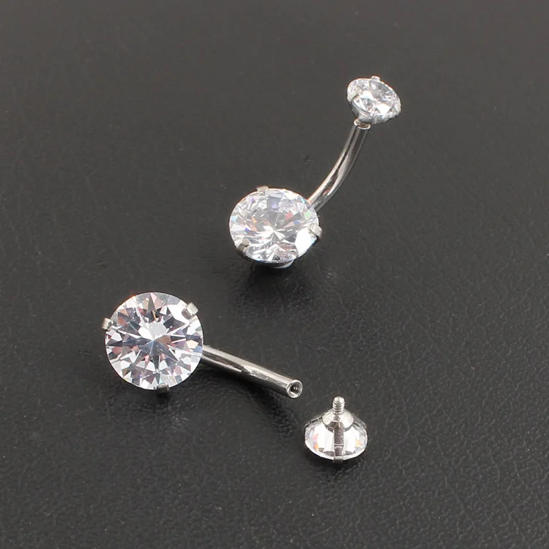 High Quality 14G Beautiful Navel Piercing Sex Body Jewelry Stainless Steel New Style Navel Ring Piercing Belly Button Rings - Image 3
