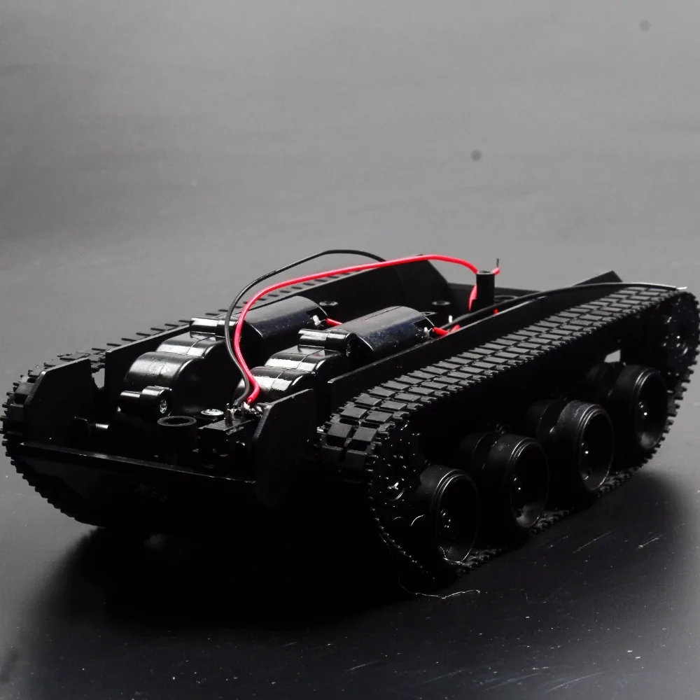 3 6V 130 Motor Smart Car Tank Robot Chassis Platform DIY Shock Absorption For Arduino