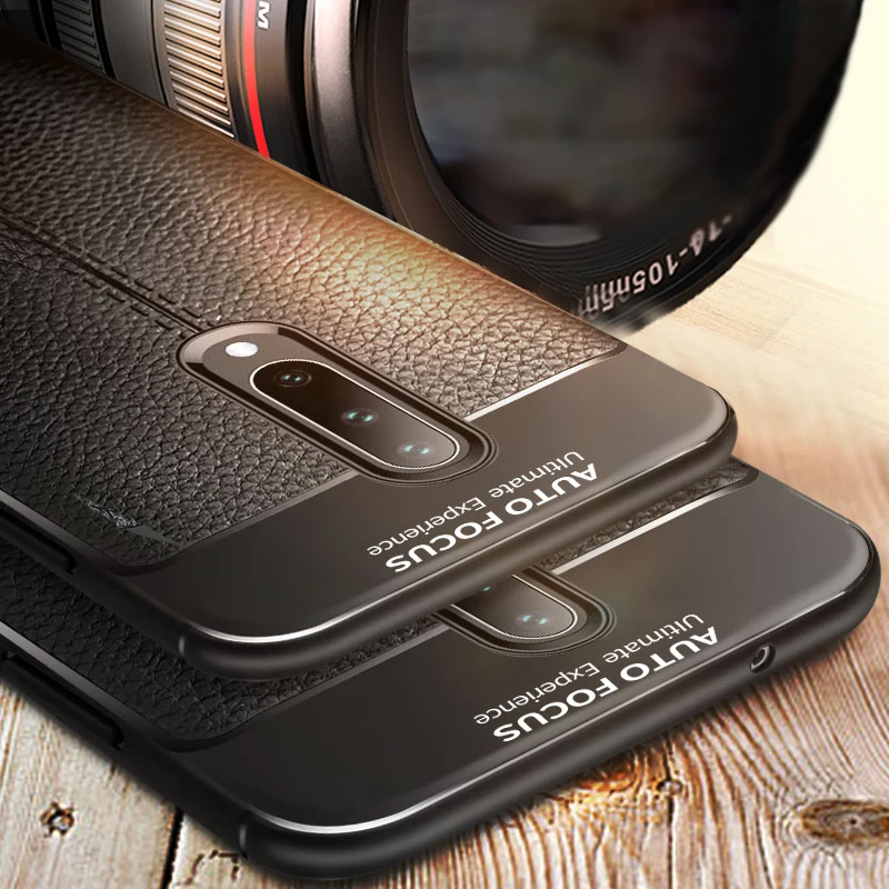 Alxun для OnePlus 7 Pro кожаный роскошный мягкий ТПУ ультра модный ударопрочный чехол 1 +